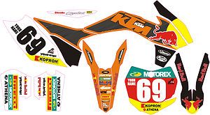 KTM 2013 Dungy Graphics Fits SX SX F EXC EXC F 125 150 250 350 450