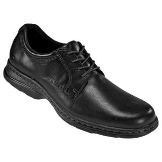 Dunham Mens Huntington Diabetic Dress Oxford Shoes Black Leather