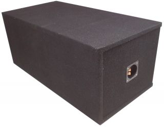 Car Audio Dual 10 Ported Paintable 3 4 MDF Subwoofer Box Bass Speaker