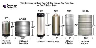 Kegco Two Tap Kegerator Draft Beer Keg Cooler Stainless
