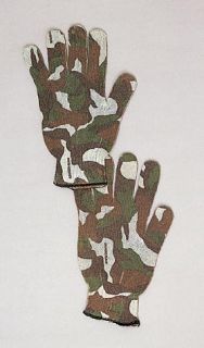 Green Camo Spandoflage Hunting Gloves U s Made
