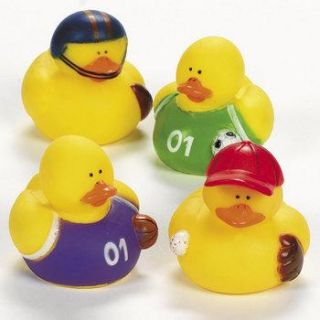 Sports Theme Rubber Ducks Ducky Birthday Party Favors