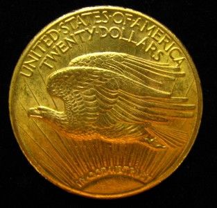  St Gaudens $20 U s Gold Double Eagle BU Condition Free Shipping