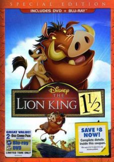 Lion King 1 1 2 Special Edition 2 Discs DVD Blu Ray DVD New
