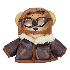 Duffy Bear Aviator Outfit Disney Costume New Leather looking Pilot