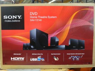 SONY DAV TZ140 HOME THEATER DVD PLAYER USB PORT MP3 DOLBY DIGITAL