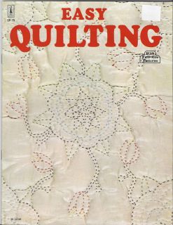 Vintage 1978 ~ Easy Quilting Booklet with Full Size Patterns PB