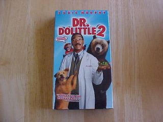 Eddie Murphy Dr Dolittle 2 Movie PG 13 VHS Video 024543026716