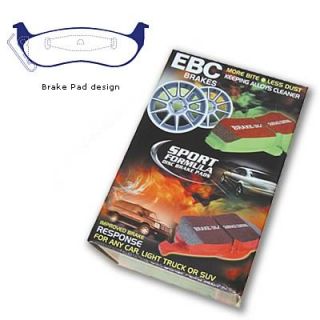 EBC Brakes DP31677C Brake Pads, Redstuff, Ceramic, Rear, Ford, Lincoln