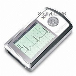 Handheld Portable ECG EKG Heart Monitor Complete Kit