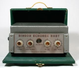 BABY BINSON ECHOREC Vintage 50s 60s Valve Tube Disk Echo Floyd Gilmour