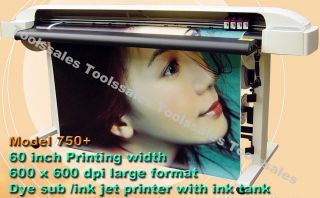 60 Large Format Poster Printer Dye Sub Heat Transfer