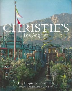  Catalog Christies Los Angeles The Duquette Collections 9460