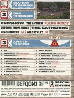  Festival 2012 Bonus DVD Wildstylez Headhunterz Blu Ray CD DVD