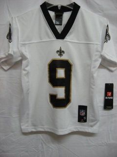 Drew Brees New Orleans Saints White 2012 13 NFL Youth Jersey Small 8 $