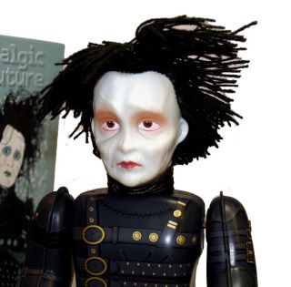  Medicom Tin Toy Robot Windup Edward Scissorhands Johnny Depp