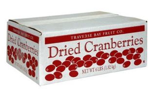 Traverse Bay Dried Fruit 4 lb Box Pick One