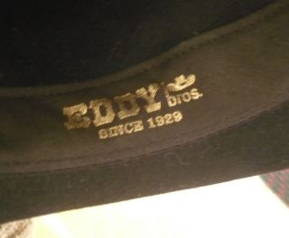 Eddy Brothers Black Wool Western Cowboy Hat