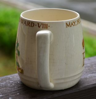 Meakin Coronation King Edward VIII Mug May 1937 British Pottery