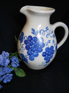  Painted Signed Numbered Coswiger Edel Keramik W German Pottery Pitcher