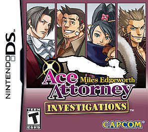 Ace Attorney Investigations Miles Edgeworth (Nintendo DS, 2010)