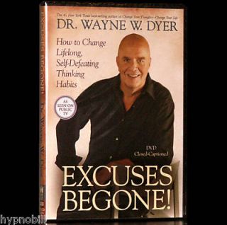 New Wayne Dyer DVD Excuses Begone  as Seen on PBS