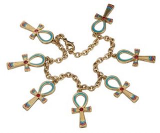 Egyptian Ankh Bracelet Cross Chain Egypt Nice Jewelry
