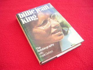 1982 Bllly Jean King AUTOBIOGRAPHY Tennis 1st Ed.