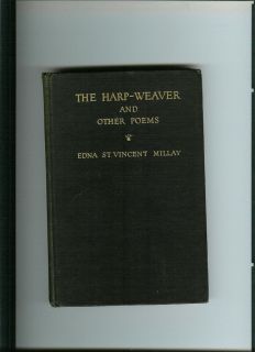  Weaver and Other Poems by Edna St Vincent Millay 1923 Edition