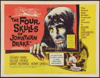  of Jonathan Drake Half Sheet Movie Poster Eduard Franz 1959