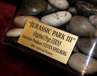 Jurassic Park Prop Ferns Costume Sam Neill Signed COA DVD UACC