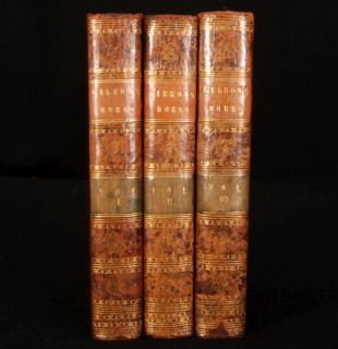1796 3 Vol Works Edward Gibbon Memoirs Lord Sheffield