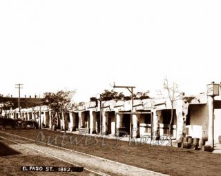 1882 OLD WEST PONY SALOON BAR EL PASO TEXAS PHOTO