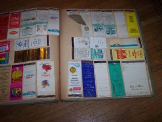 Scrapbook of 650 Matchbooks Rochester NY Area 1970s