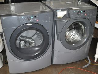 Whirlpool Duet Washer and Dryer Gray