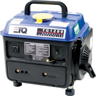ETQ Portable Generator TG1200 1 200 Watt 2 HP 2 Cycle