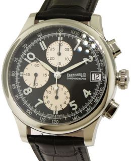 Eberhard Traversetolo Chronograph Date Automatic Swiss Made Watch Ref
