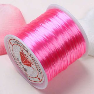 10x Pink Elastic Beading Cord Stretch Thread 80 Yard