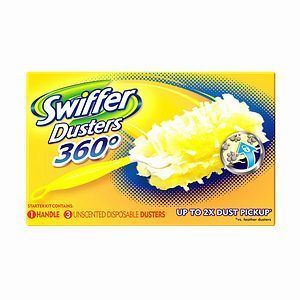 Swiffer Dusters 360 Degree Kit Handle with Refills 1 Set