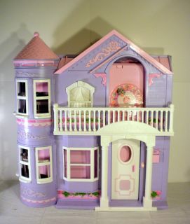  2001 Mattel Barbie Victorian Dream House BED TUB CRIB ELEVATOR KITCHEN