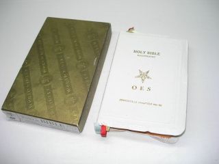 Vintage 1950s Order of The Eastern Star Bible