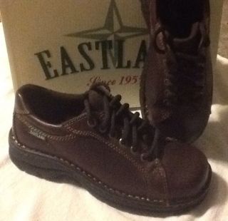 Eastland Windsor Brown Leather Shoes NIB Sz 7M Very Nice Looking Shoes