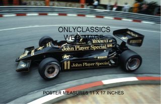 1983 Elio de Angelis Grand Prix Formula 1 Poster Lotus 91 Johnny