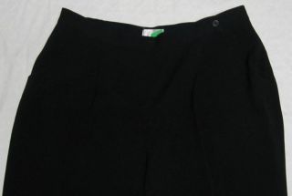 Pants Slacks Elisabeth by Liz Claiborne Black 20P 20 P Petite Dress