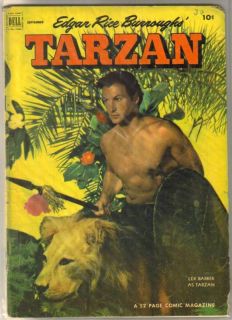 Edgar Rice Burroughs Tarzan 36 Comic w Lex Barker G