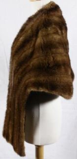 Vintage Mink Fur Cape Wrap Shawl by Elkins Furs, San Francisco, CA
