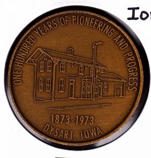 1873 1973B Dysart IA Iowa So Called Dollar Token