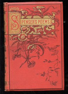 Spensers Poems by Edmund Spenser Book Poetical Works