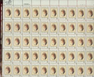 Scott 1926 Edna St Vincent Millay 18ct 50 Stamp Sheet