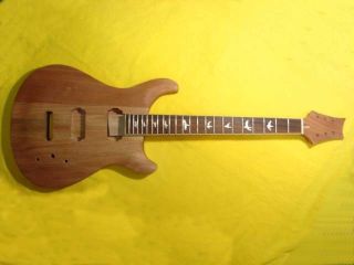 Unifinshed PRS Style Maple Electronic Guitar Neck with Body